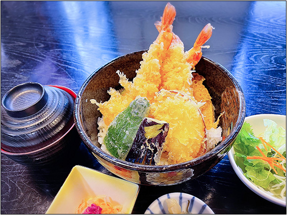 海老天丼ランチ