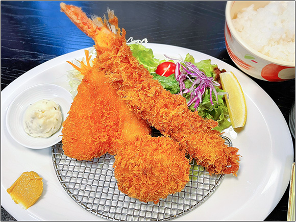 ミックスフライ定食