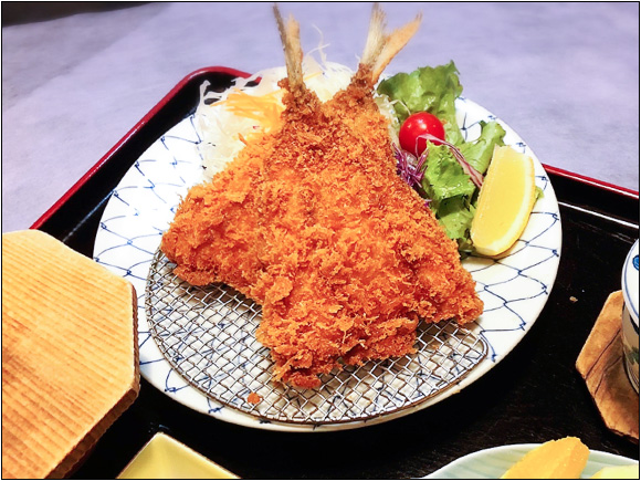 アジフライ定食